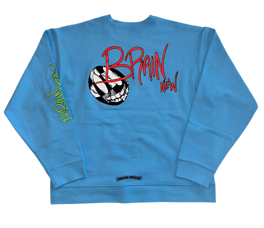 CHROME HEARTS MATTY BOY BRAIN NEW CREWNECK SWEATSHIRT