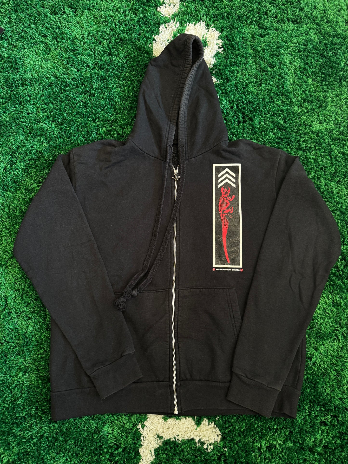 (U) CHROME HEARTS FOTI JARVIS ZIP UP HOODIE