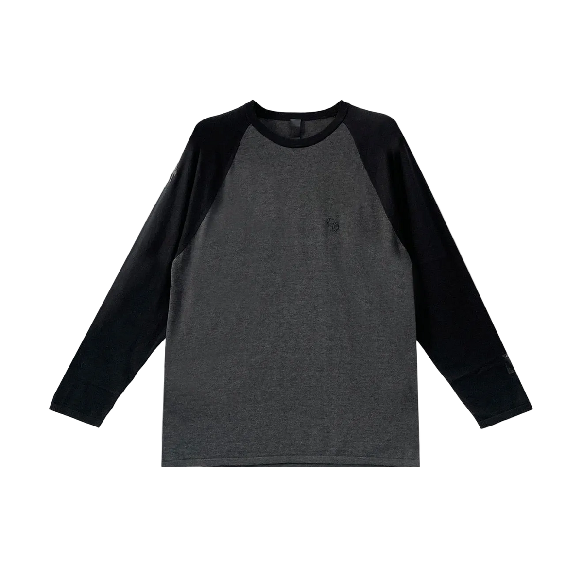CHROME HEARTS SILK LEATHER PATCH BASEBALL SHIRT