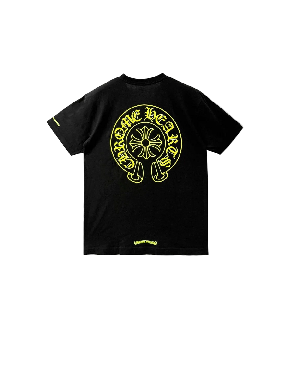 CHROME HEARTS NEON HORSESHOE LOGO T-SHIRT (BLACK)