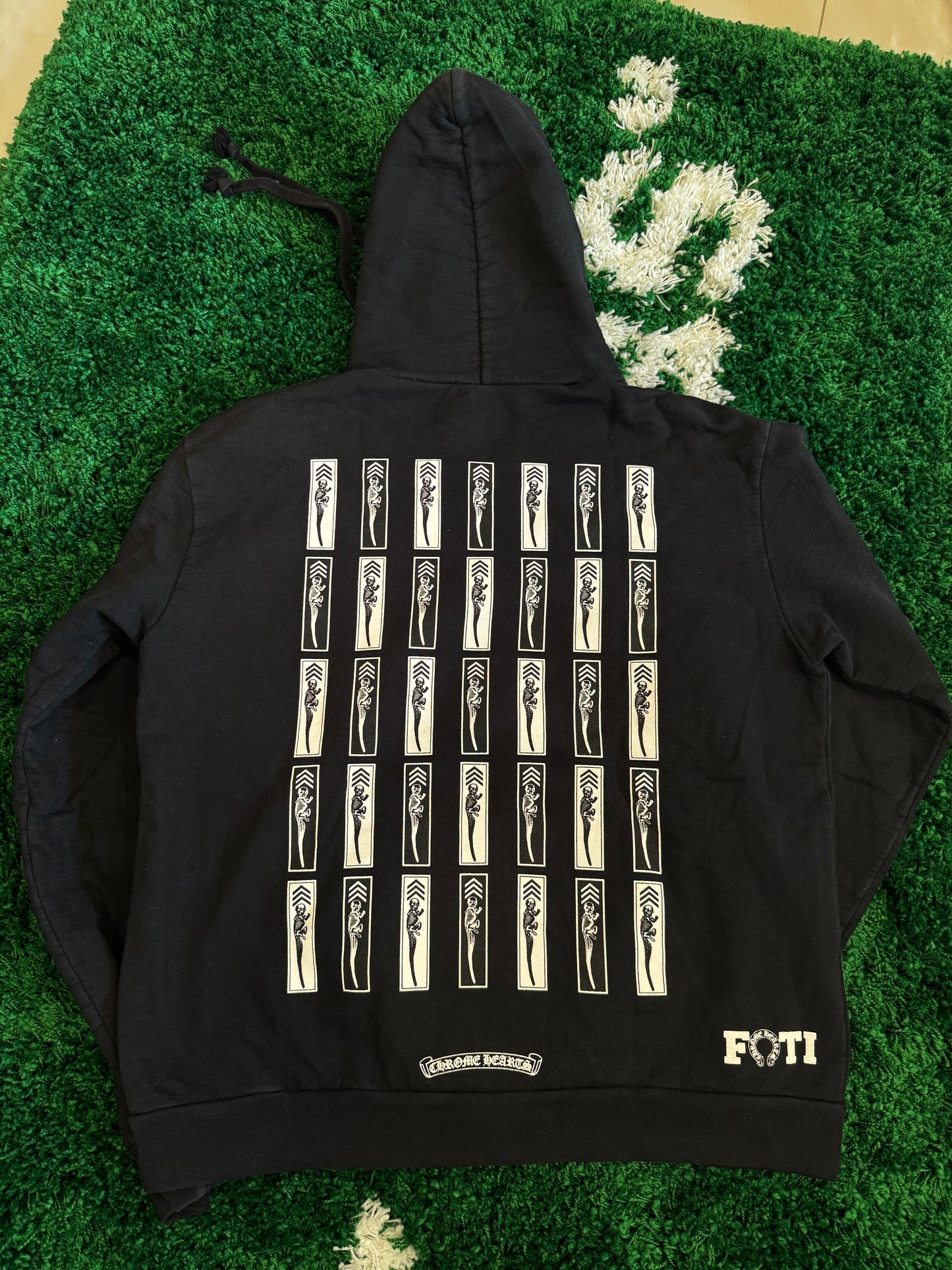 (U) CHROME HEARTS FOTI JARVIS ZIP UP HOODIE