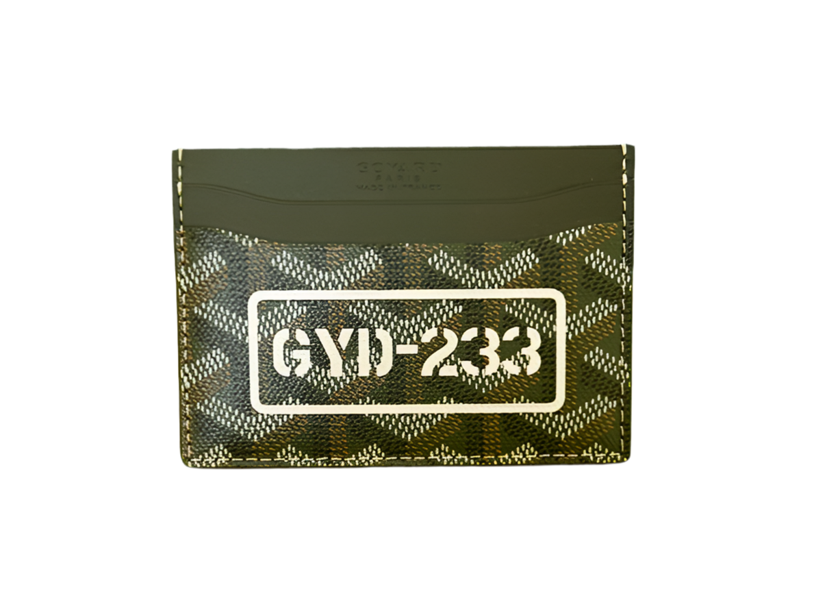 GOYARD GYD-223 OLIVE CARD HOLDER