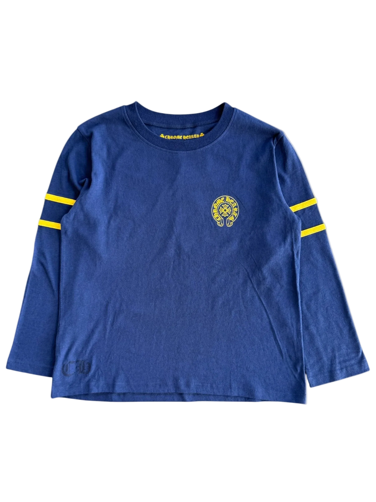 CHROME HEARTS WOMENS ROLLER SKATE 33 LONGSLEEVE SHIRT (NAVY)