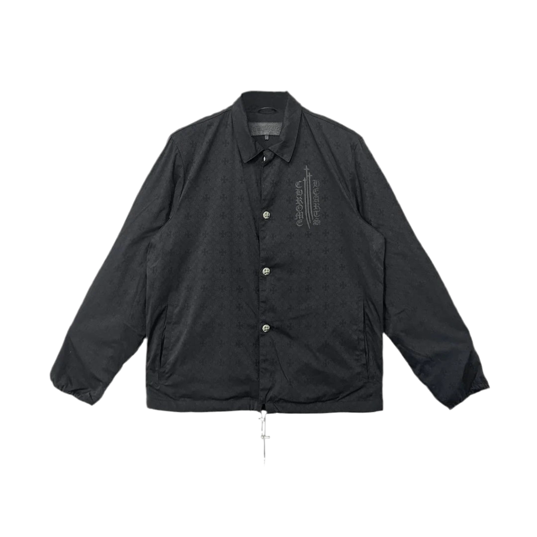 CHROME HEARTS NYLON MONOGRAM EYECHART BOMBER JACKET