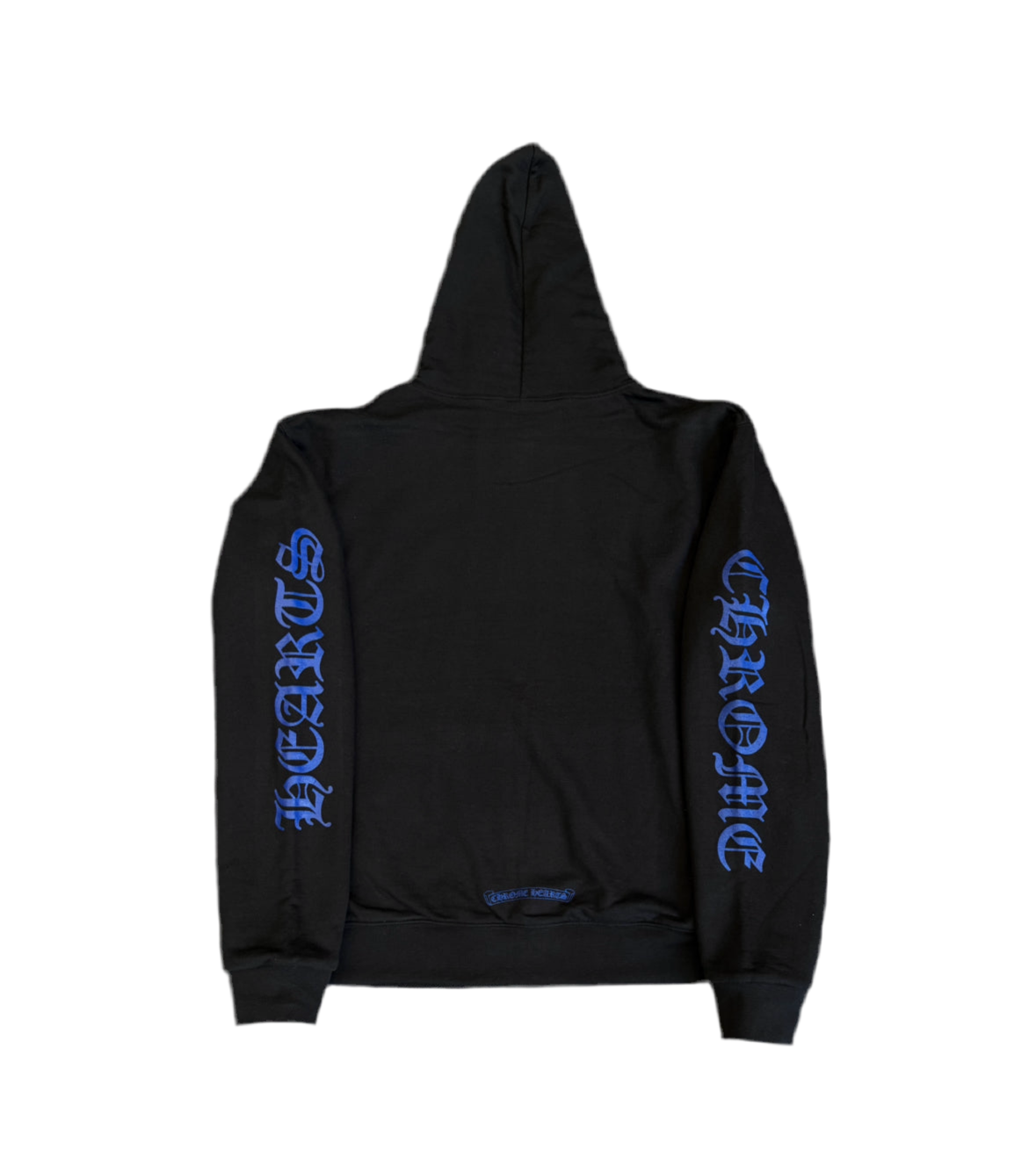 CHROME HEARTS VERTICAL LOGO ZIP UP HOODIE (THERMAL LINED)