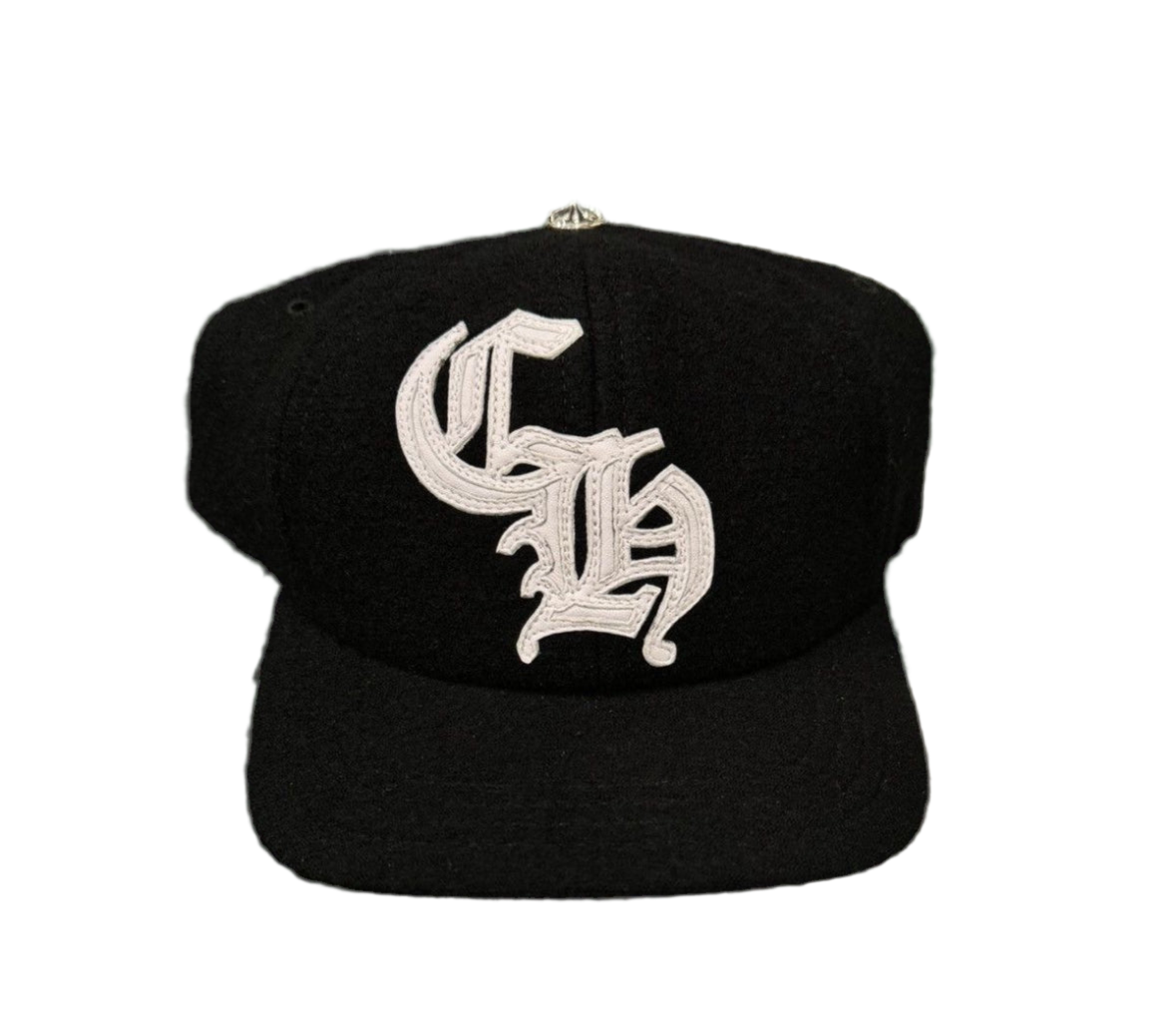 CHROME HEARTS LEATHER CH PATCH WOOL CAP