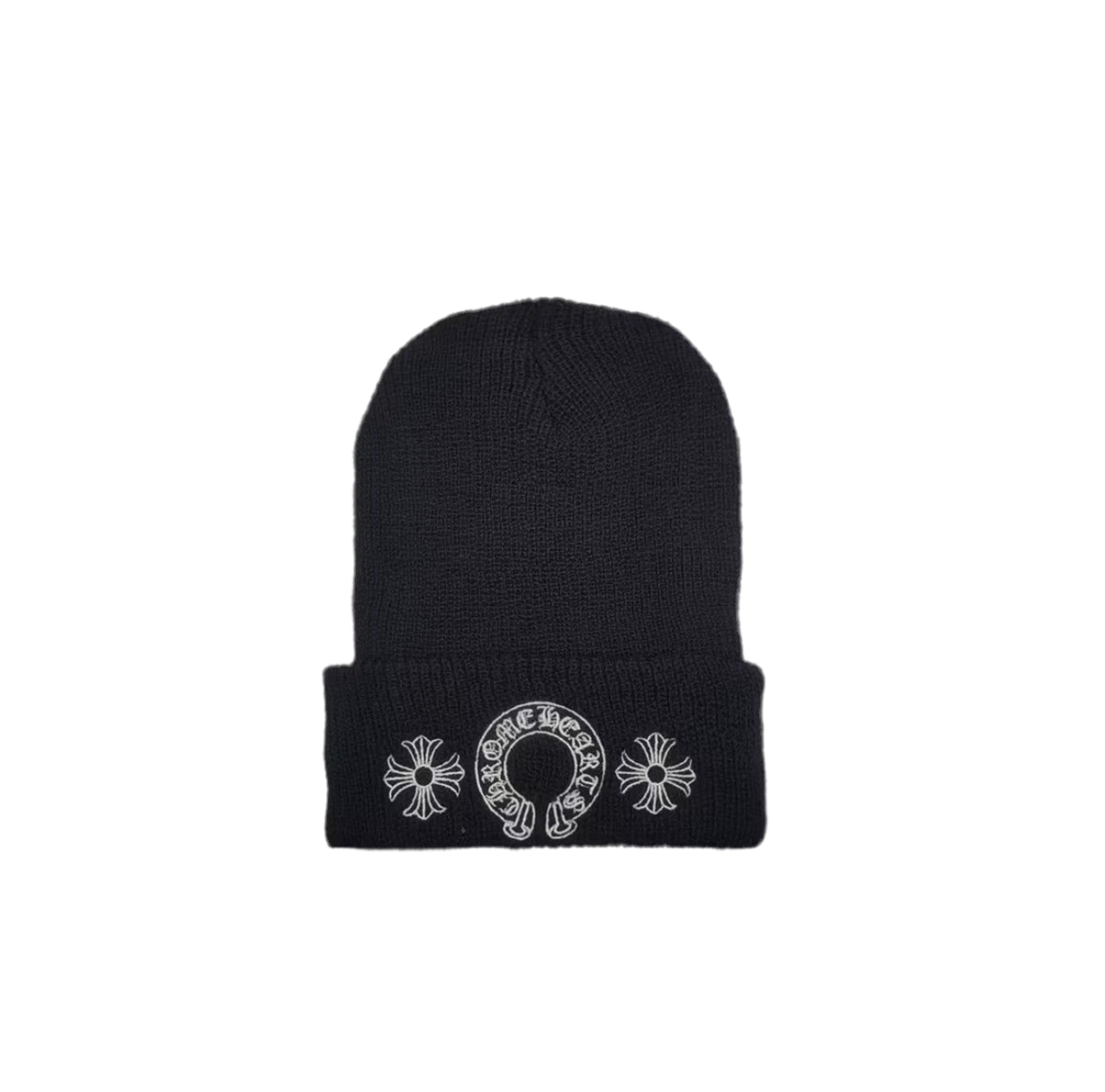 CHROME HEARTS HORSESHOE LOGO BEANIE