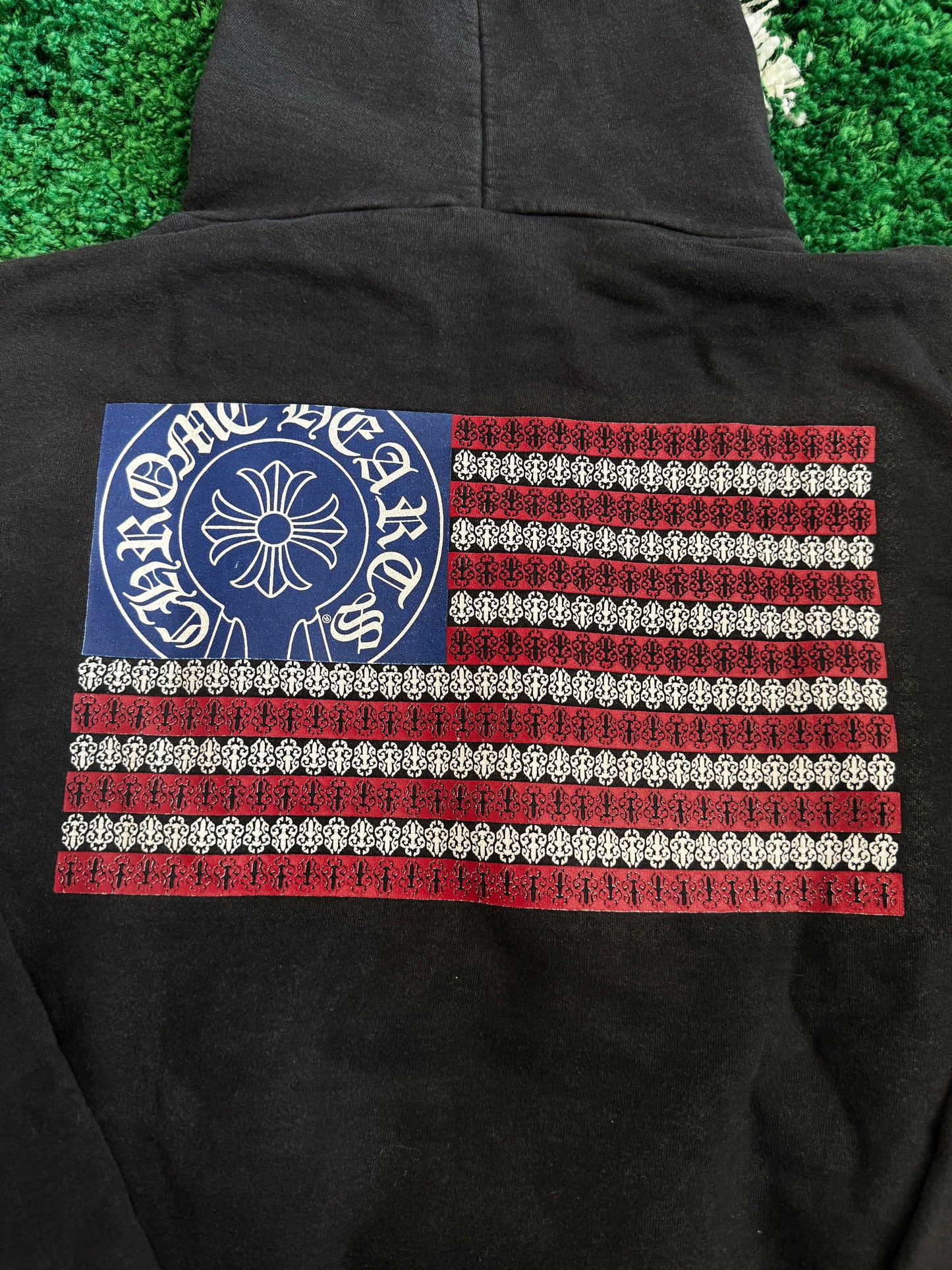 (U) CHROME HEARTS VINE DAGGER USA LOGO HOODIE