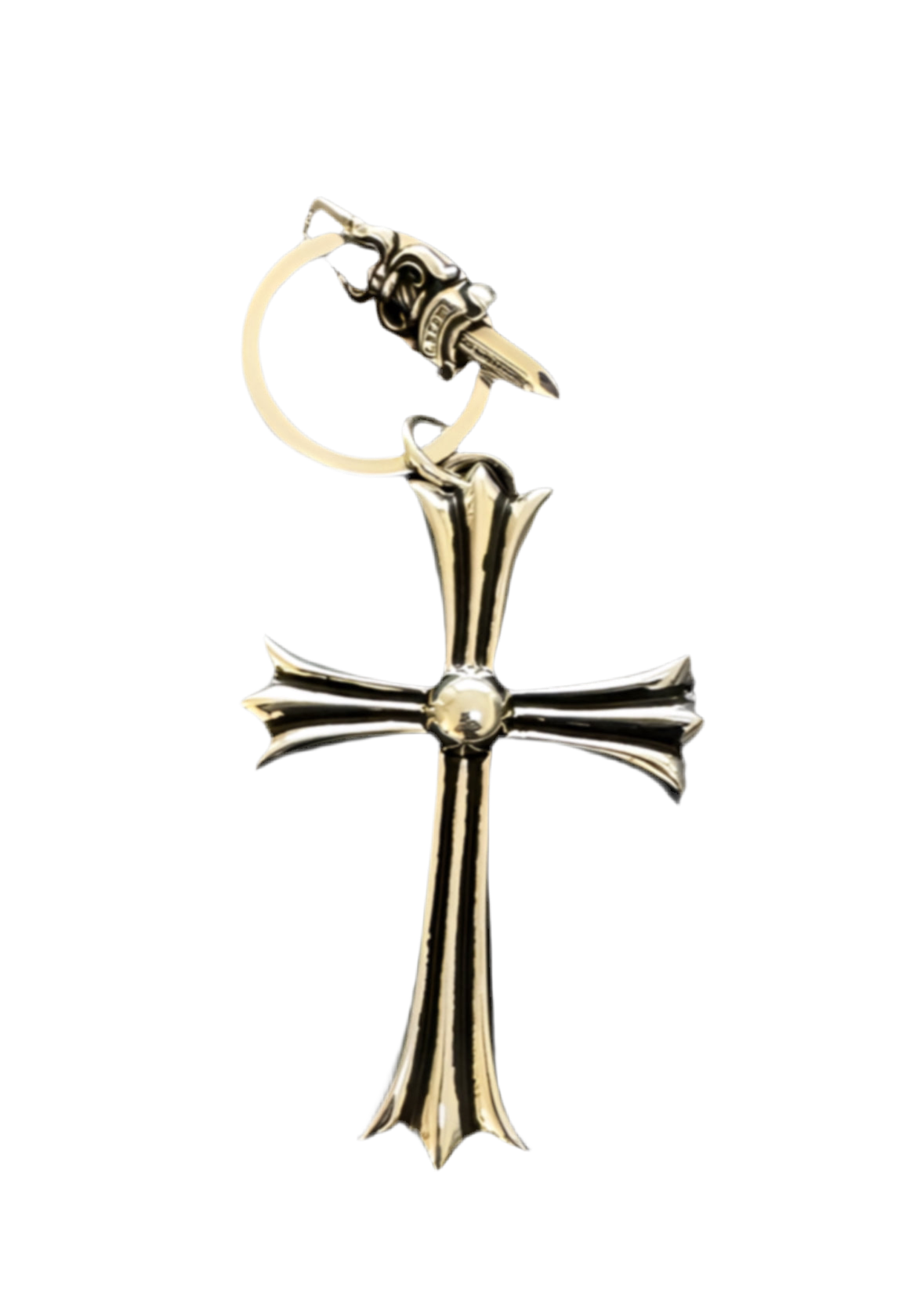 CHROME HEARTS CROSS-DAGGER KEYCHAIN / BAG CHARM