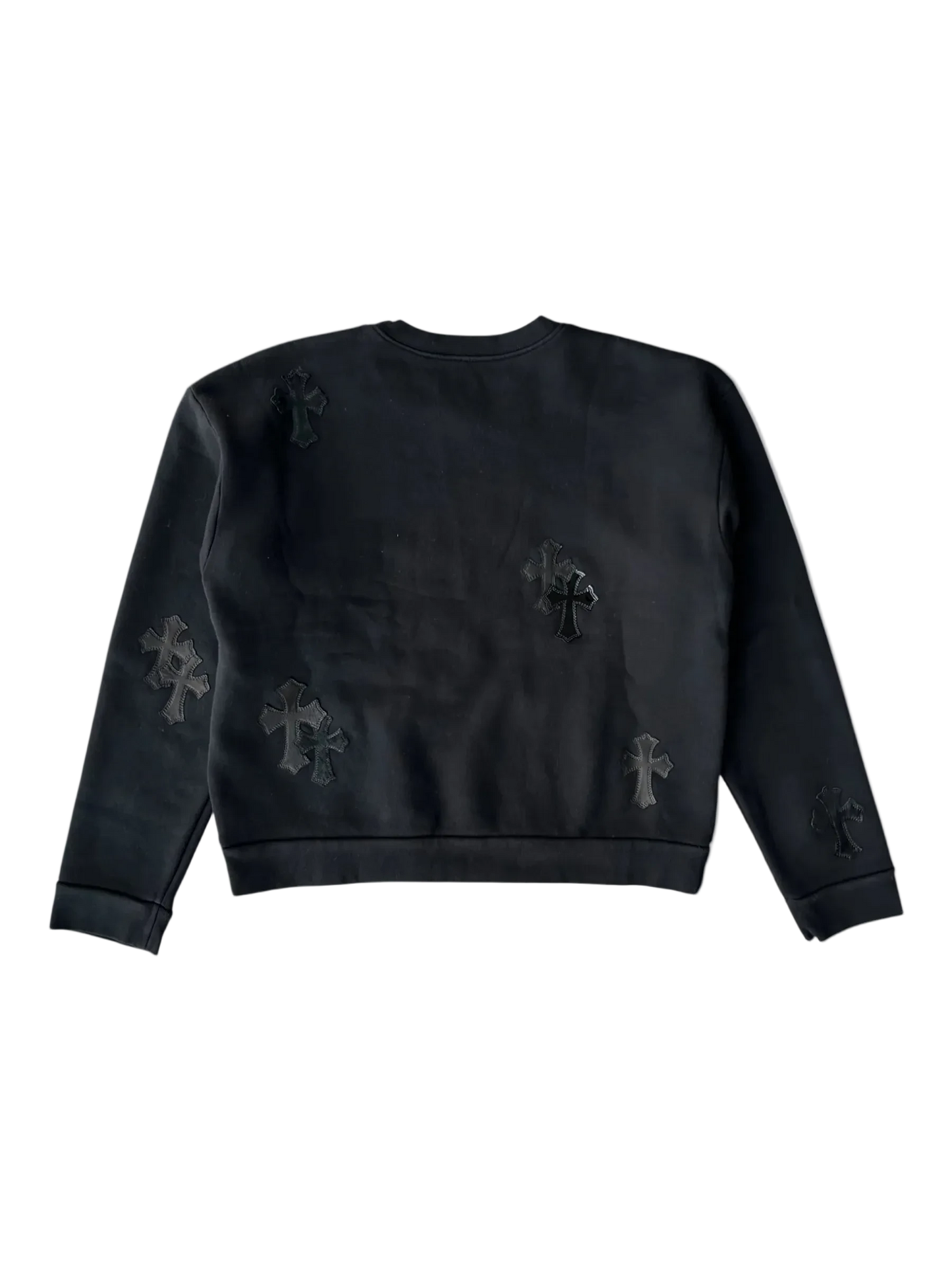 CHROME HEARTS TRI-CROSS PATCH CREWNECK