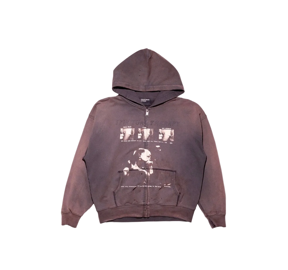 ENFANTS RICHES DEPRIMES SPIRITUAL THERAPY ZIP UP HOODIE