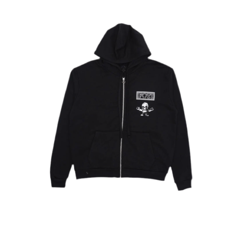 CHROME HEARTS FOTI HARRIS TEETER TIC TAC TOE ZIP UP