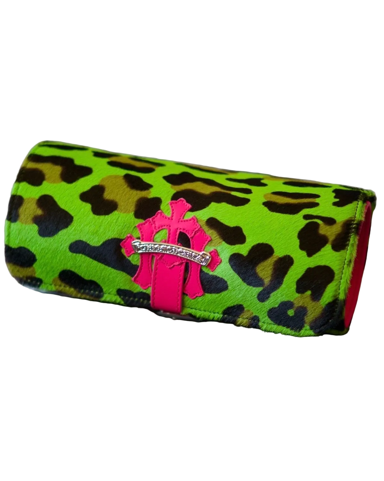 CHROME HEARTS WATCH ROLL CHEETAH / PINK