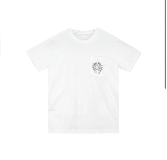 CHROME HEARTS LAS VEGAS EXCLUSIVE HORSESHOE LOGO T-SHIRT (WHITE)