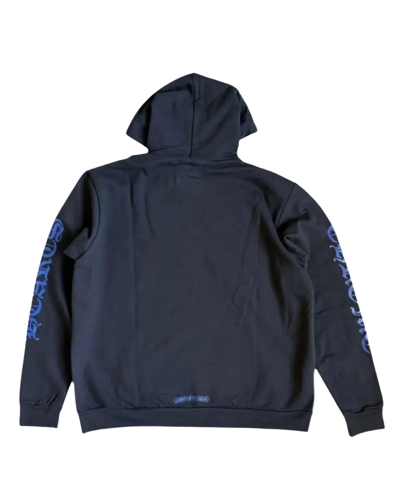 CHROME HEARTS BLUE VERTICAL LOGO HOODIE