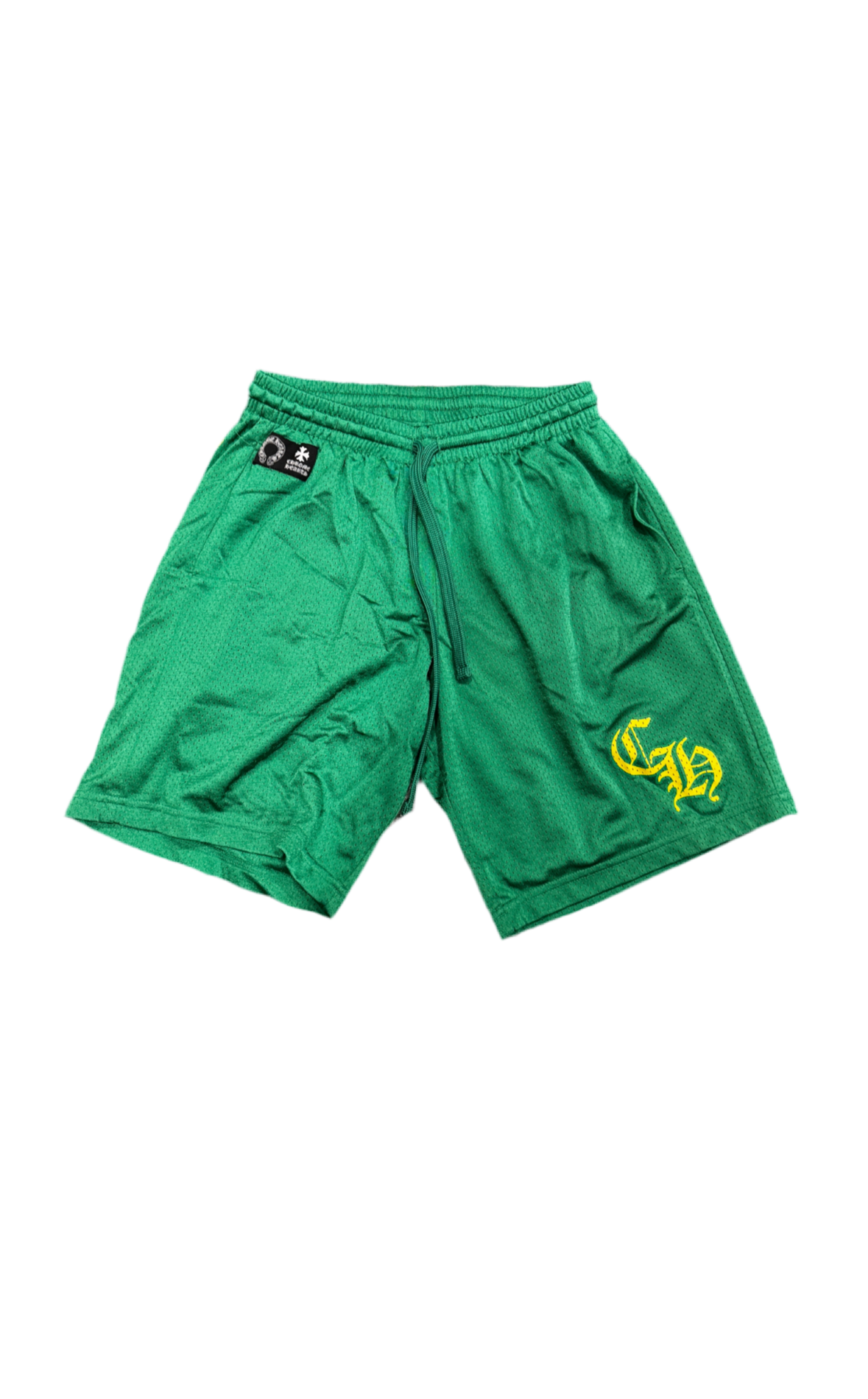 (U) CHROME HEARTS GREEN MESH SWEATPANTS