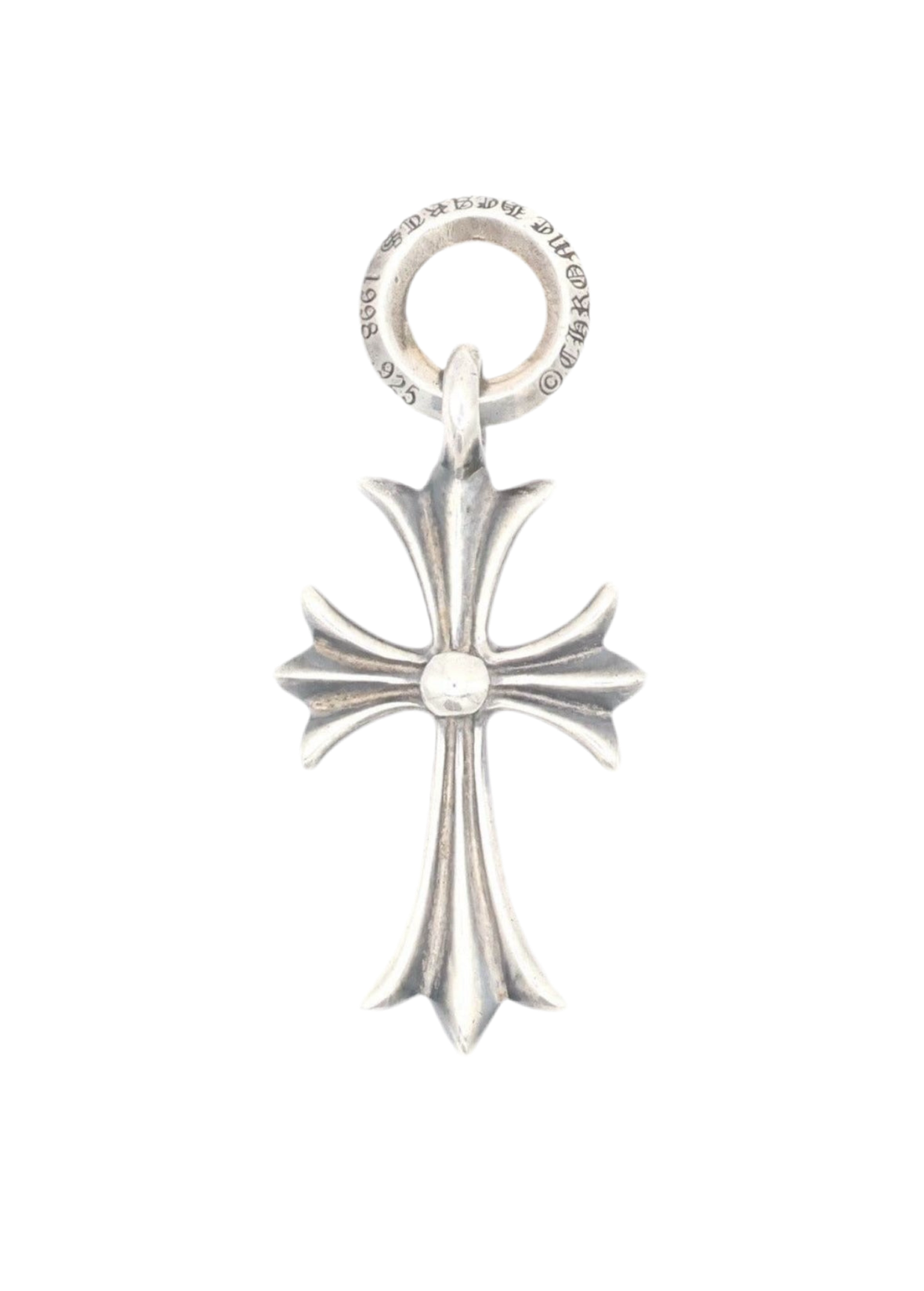 CHROME HEARTS TINY CROSS CHARM PENDANT