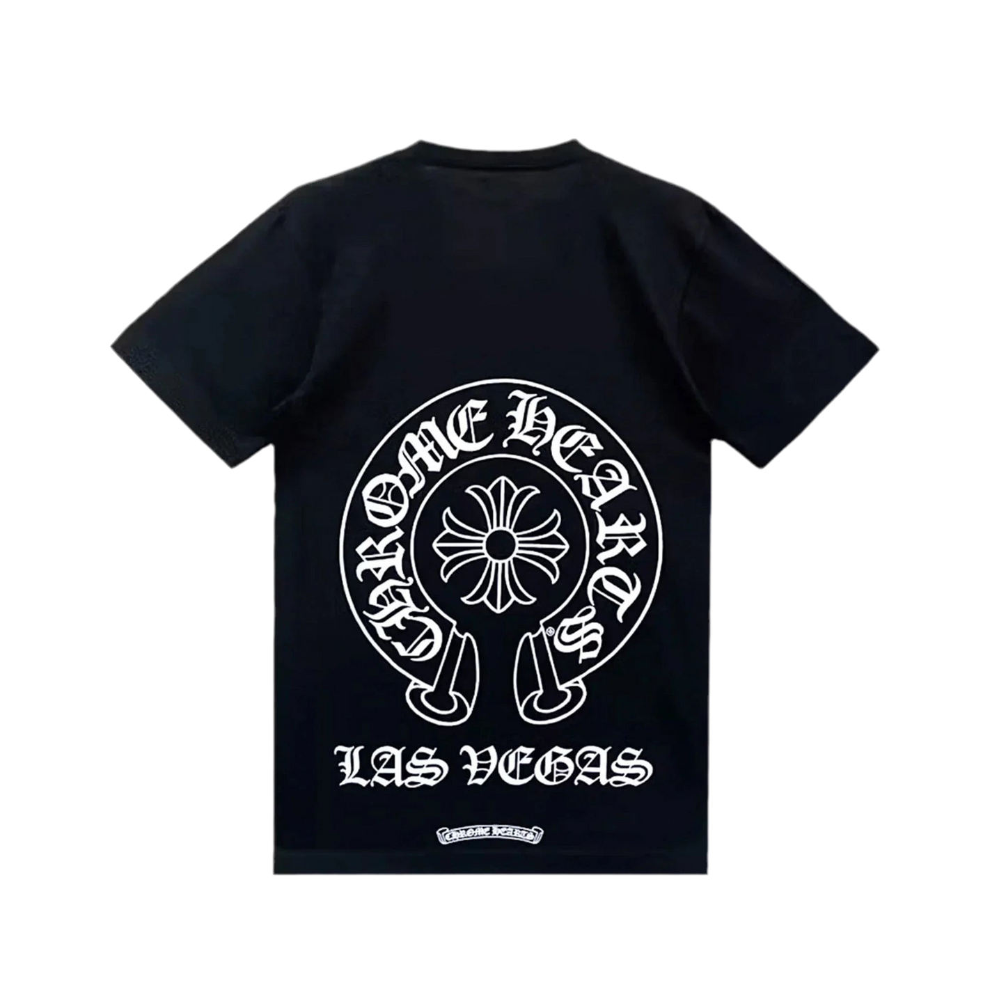 CHROME HEARTS LAS VEGAS EXCLUSIVE HORSESHOE LOGO T-SHIRT (BLACK)