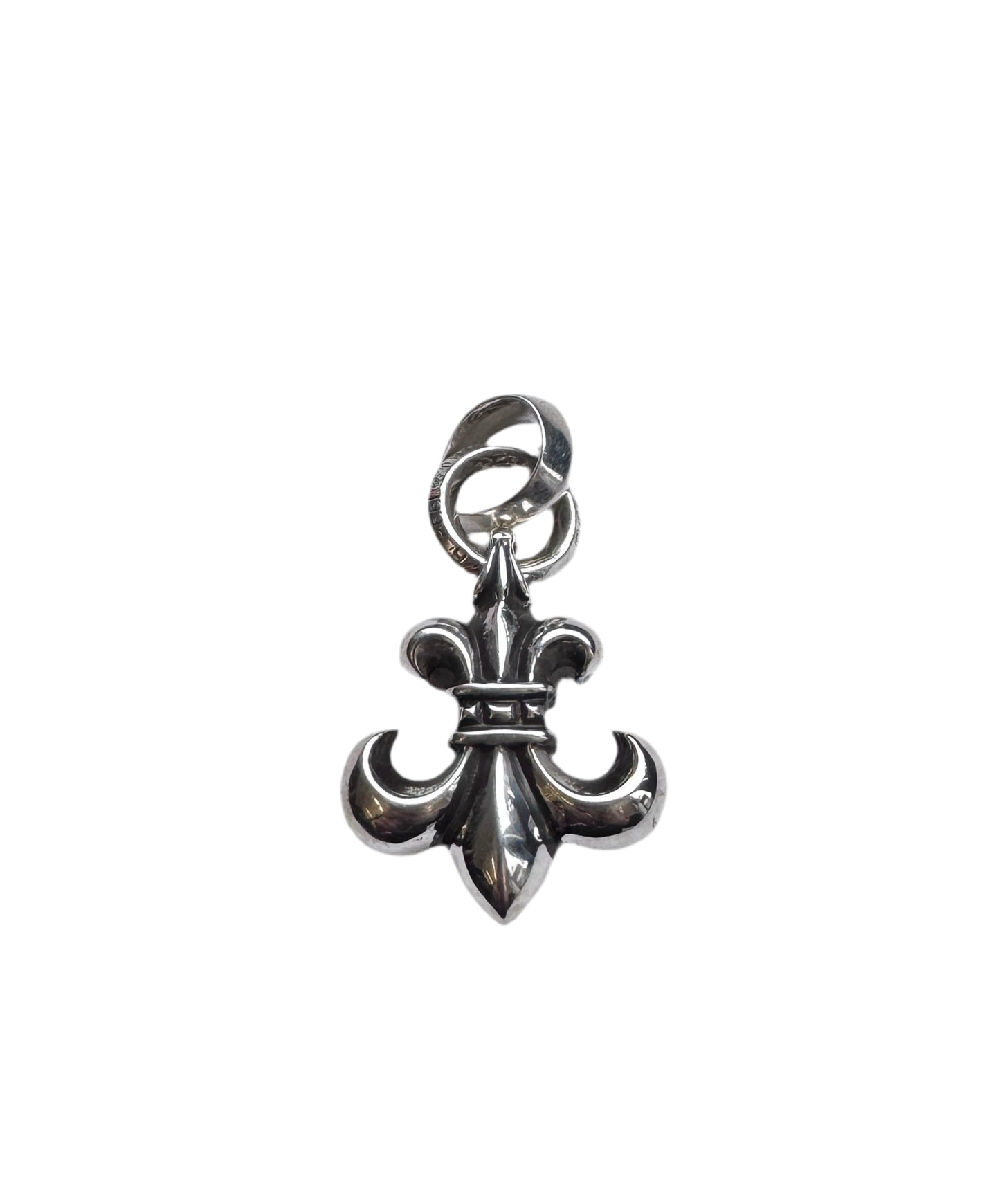 CHROME HEARTS LRG BS FLEUR PENDANT W/ BALE