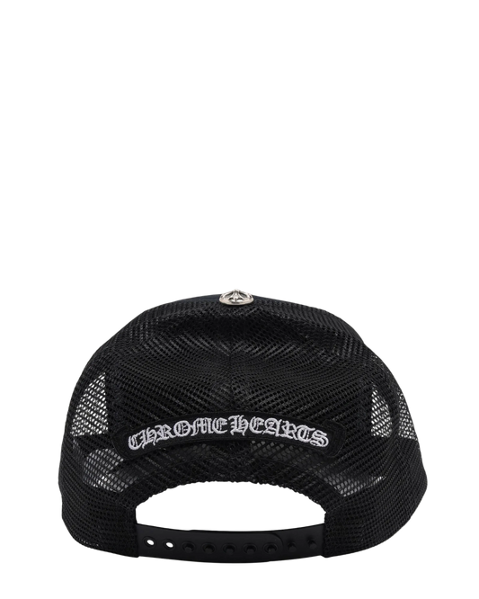CHROME HEARTS CALF HAIR CROSS CEMETERY TRUCKER