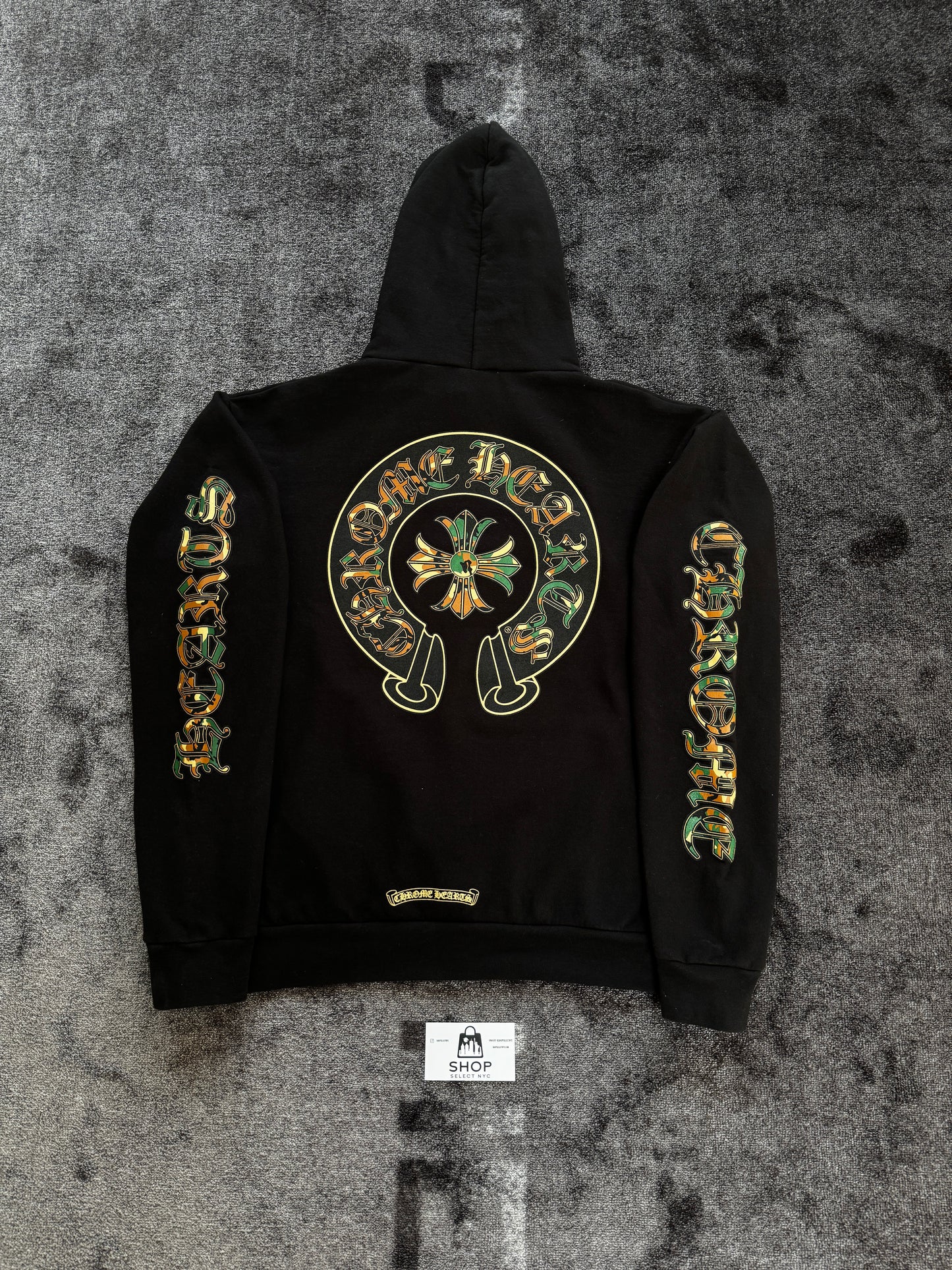 (U) CHROME HEARTS CAMO CEMETERY HOODIE