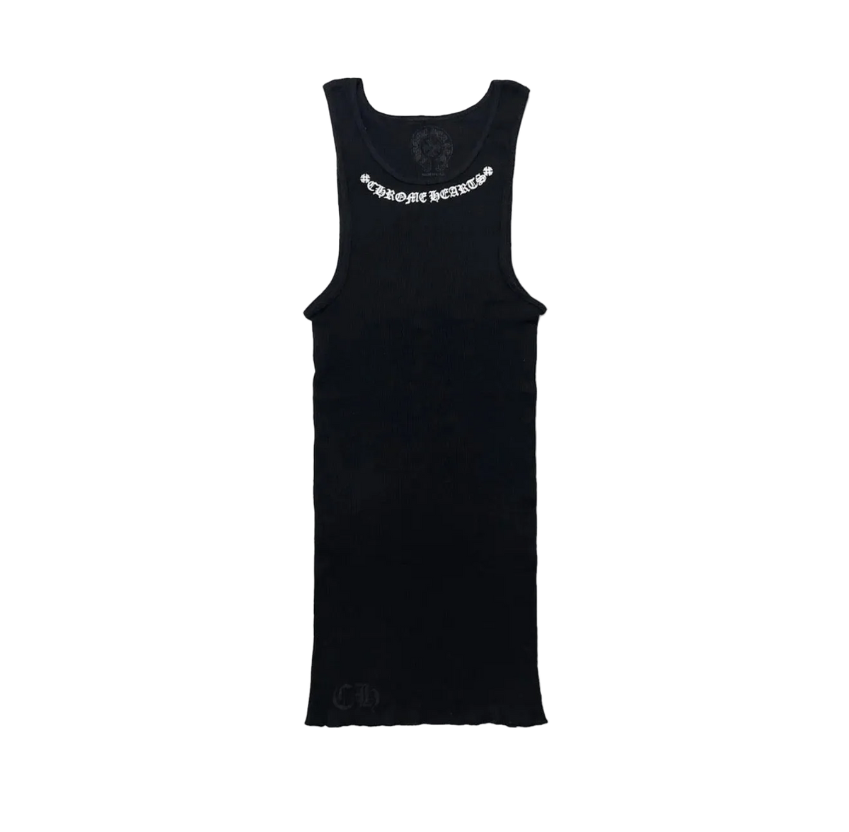 CHROME HEARTS NECK LOGO BANNER TANK TOP