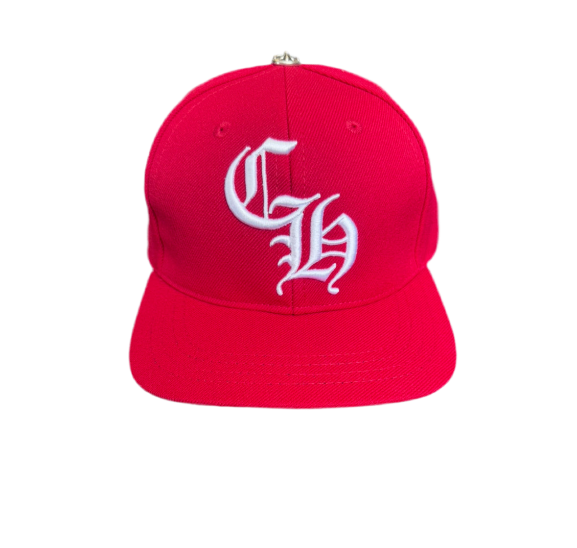 CHROME HEARTS 6-PANEL ST. JOHNS RED BASEBALL HAT