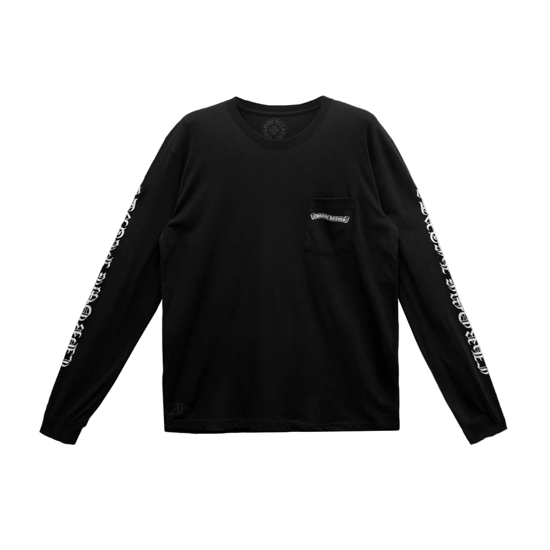 CHROME HEARTS SCROLL LONG SLEEVE T-SHIRT