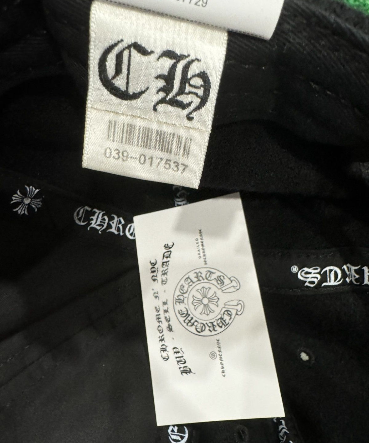 CHROME HEARTS LEATHER CH PATCH WOOL CAP
