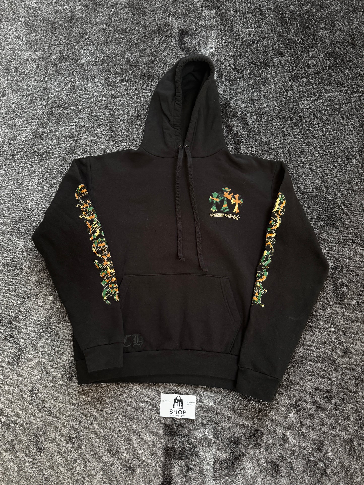 (U) CHROME HEARTS CAMO CEMETERY HOODIE