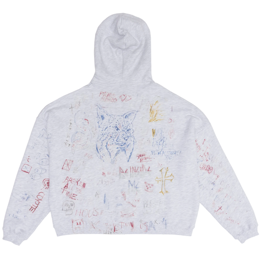 PALY HOLLYWOOD JOSHUA TREE DOUBLE HOOD ZIP UP HOODIE
