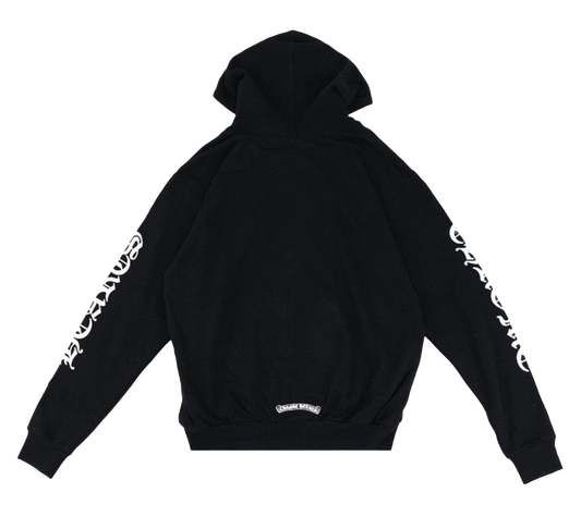 CHROME HEARTS VERTICAL LOGO ZIP UP HOODIE