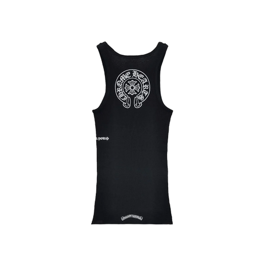 CHROME HEARTS HORSESHOE TANK TOP DRESS BLACK