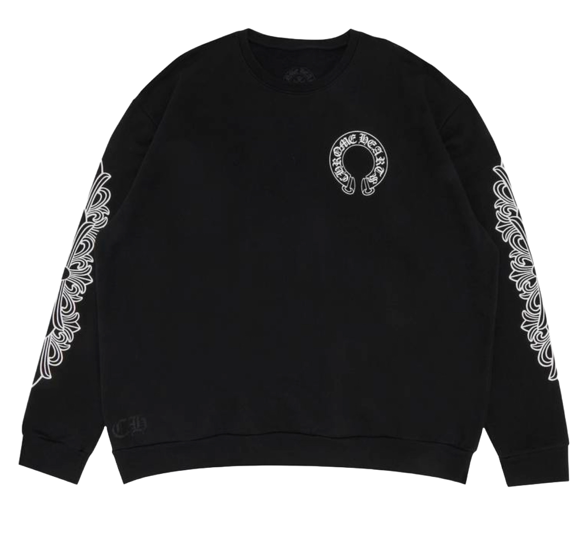 CHROME HEARTS FLORAL HORSESHOE CREWNECK