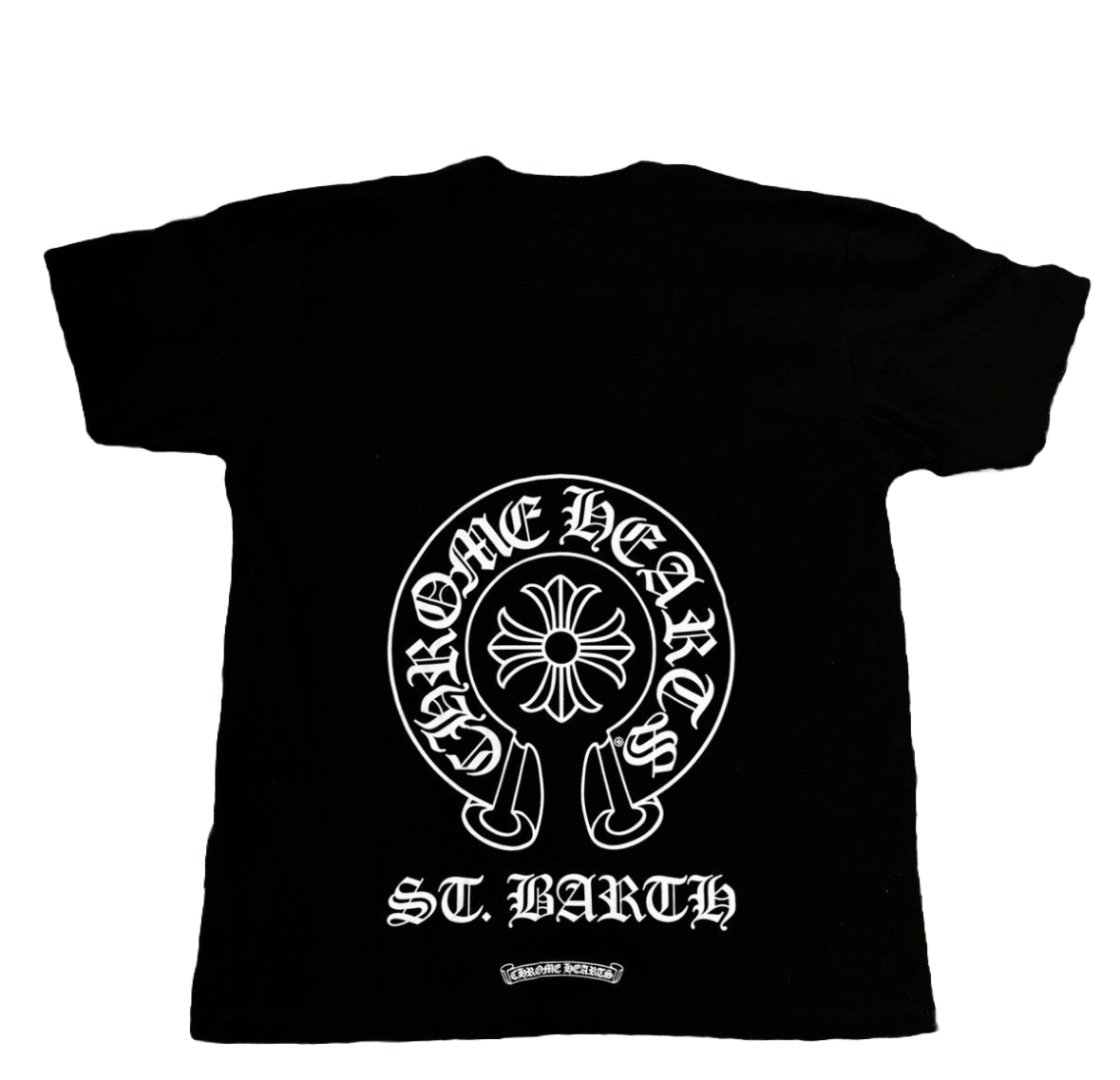 CHROME HEARTS ST BARTH EXCLUSIVE HORSESHOE LOGO T-SHIRT (BLACK)