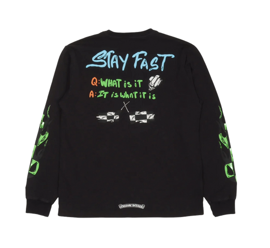 CHROME HEARTS MATTY BOY 'IT IS WHAT IT IS' LONGSLEEVE SHIRT