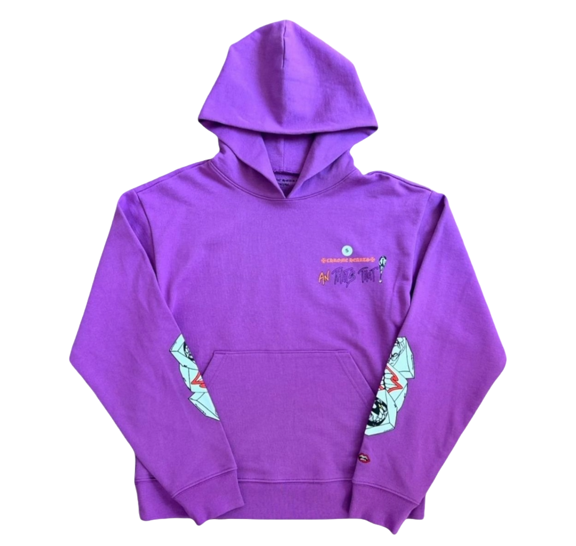CHROME HEARTS MATTY BOY 'WANT MORE NOT LESS' PULLOVER HOODIE