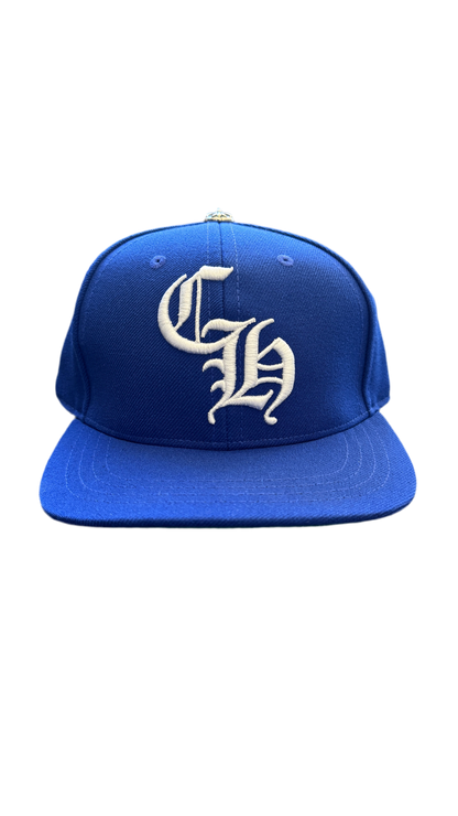 CHROME HEARTS DODGERS BLUE 6-PANEL BASEBALL HAT