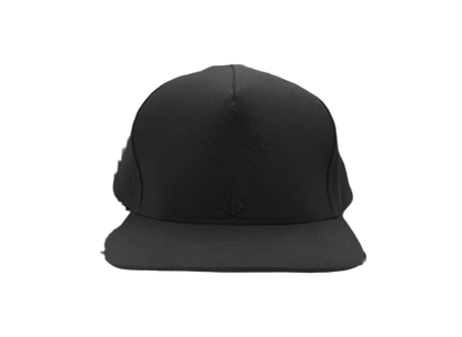 CHROME HEARTS TONAL CROSS WAX DENIM BASEBALL