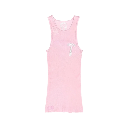 CHROME HEARTS LARGE CROSS T-BAR TANK TOP