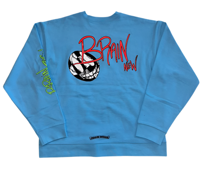 CHROME HEARTS MATTY BOY BRAIN NEW CREWNECK SWEATSHIRT