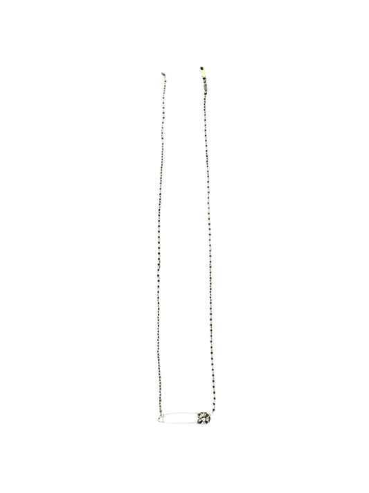 CHROME HEARTS 18 IN SAFETY PIN NECKLACE