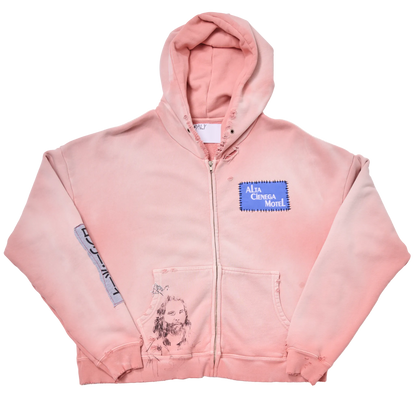 PALY HOLLYWOOD ALTA CIENEGA HOTEL ZIP UP HOODIE