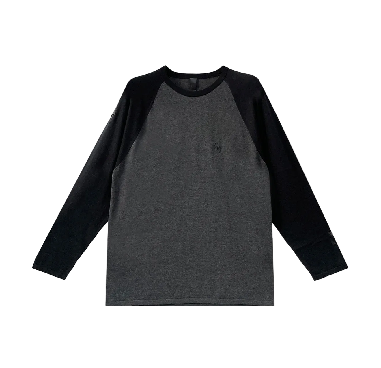 CHROME HEARTS SILK LEATHER PATCH BASEBALL SHIRT