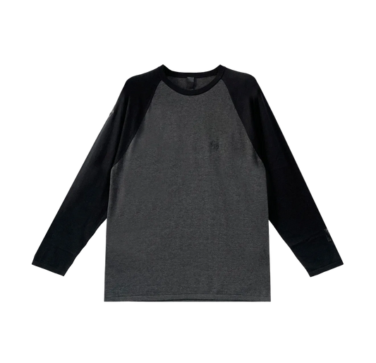 CHROME HEARTS SILK LEATHER PATCH BASEBALL SHIRT