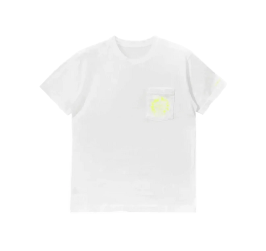 CHROME HEARTS NEON HORSESHOE LOGO T-SHIRT (WHITE)