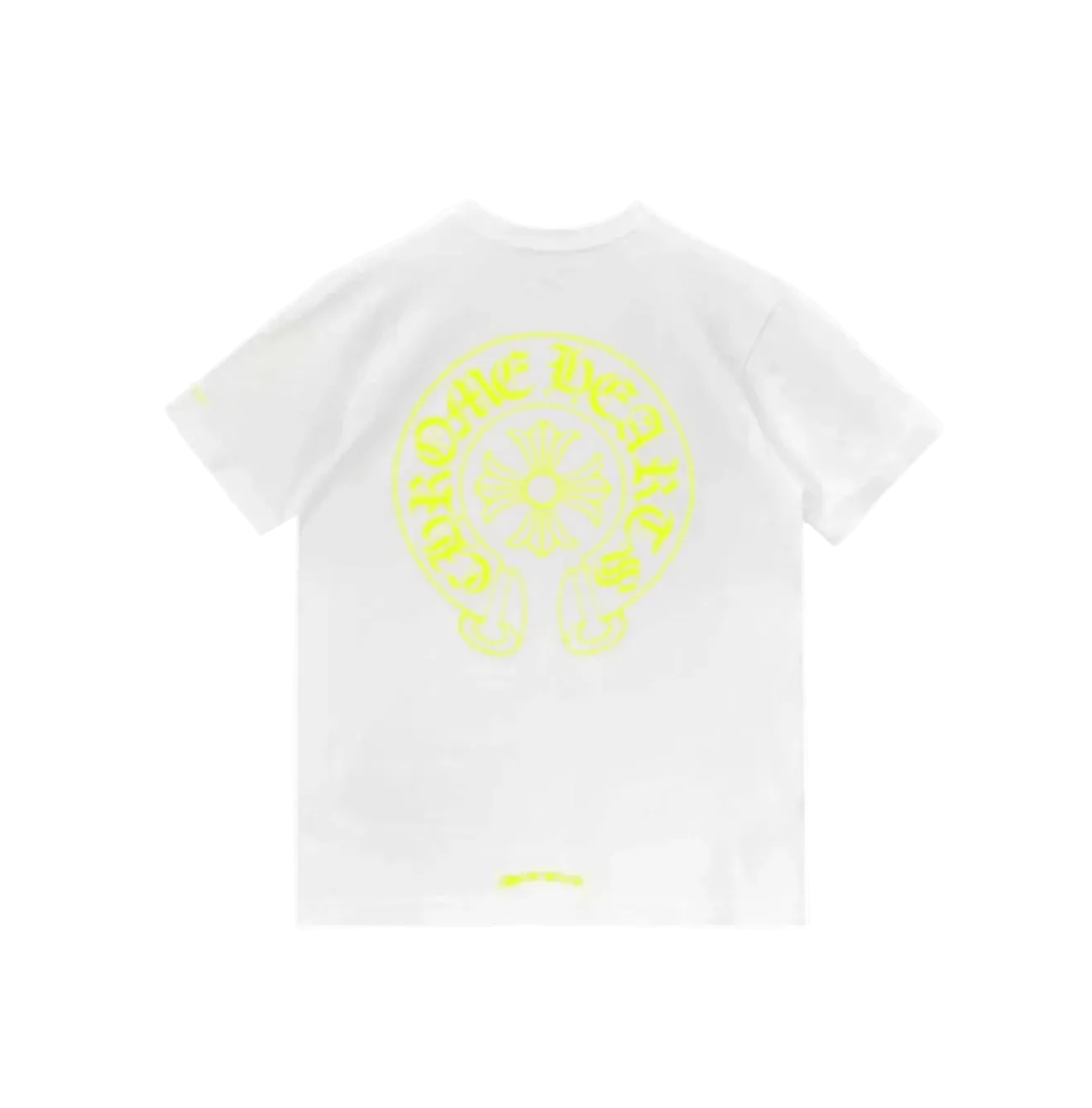 CHROME HEARTS NEON HORSESHOE LOGO T-SHIRT (WHITE)