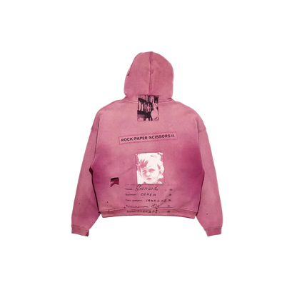 ENFANTS RICHES DEPRIMES ROCK/PAPER/SCISSORS II ASSEMBLAGE ZIP HOODIE