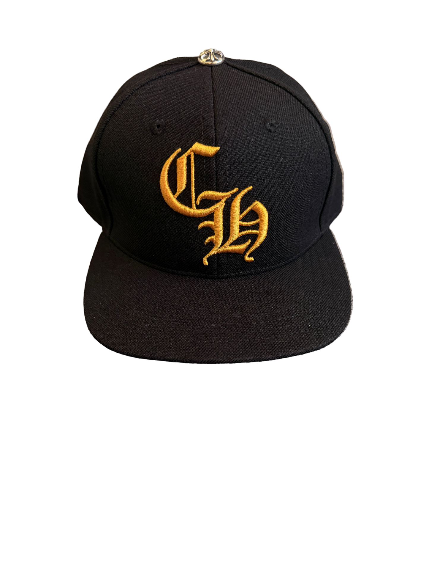 CHROME HEARTS 6-PANEL SNAPBACK HAT (BROWN/ORANGE)