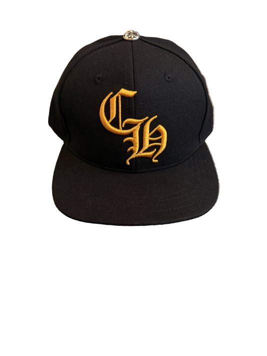 CHROME HEARTS 6-PANEL SNAPBACK HAT (BROWN/ORANGE)